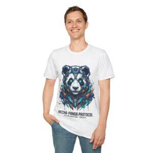 Camiseta ciberpunk Protocolo Mecha Panda
