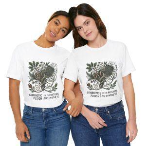Symbiotic Fusion T-Shirt — Botanical Tech Graphic Tee