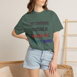 Retro Slogan T-Shirt — "My Favorite Pastime is Making Sure Life Isn't Boring"
