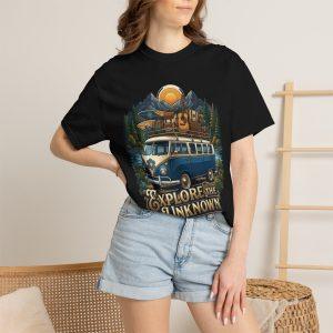 Explore the Unknown Camper Van Vintage Roadtrip T-Shirt