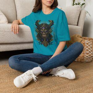 Fantasy Demon King T-Shirt — Arcane Horned Prince Graphic Tee