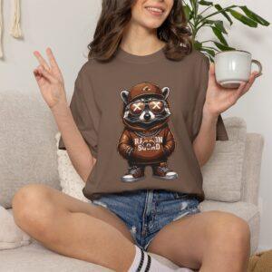 Raccoon Crew Graphic T‑Shirt — "Reborn Squad" Streetwear Tee